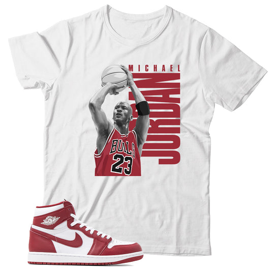 Jordan 1 Artisanal Team Red shirt