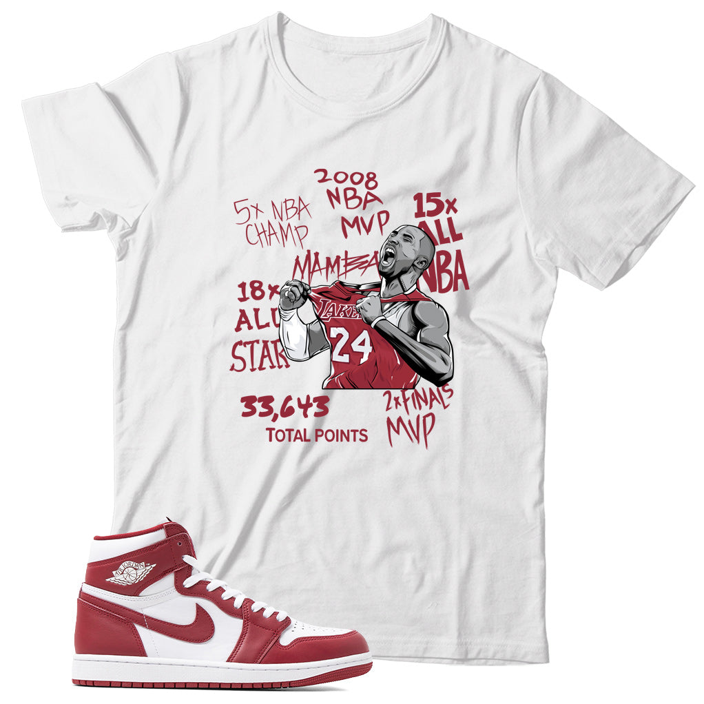 Jordan 1 Artisanal Red shirt