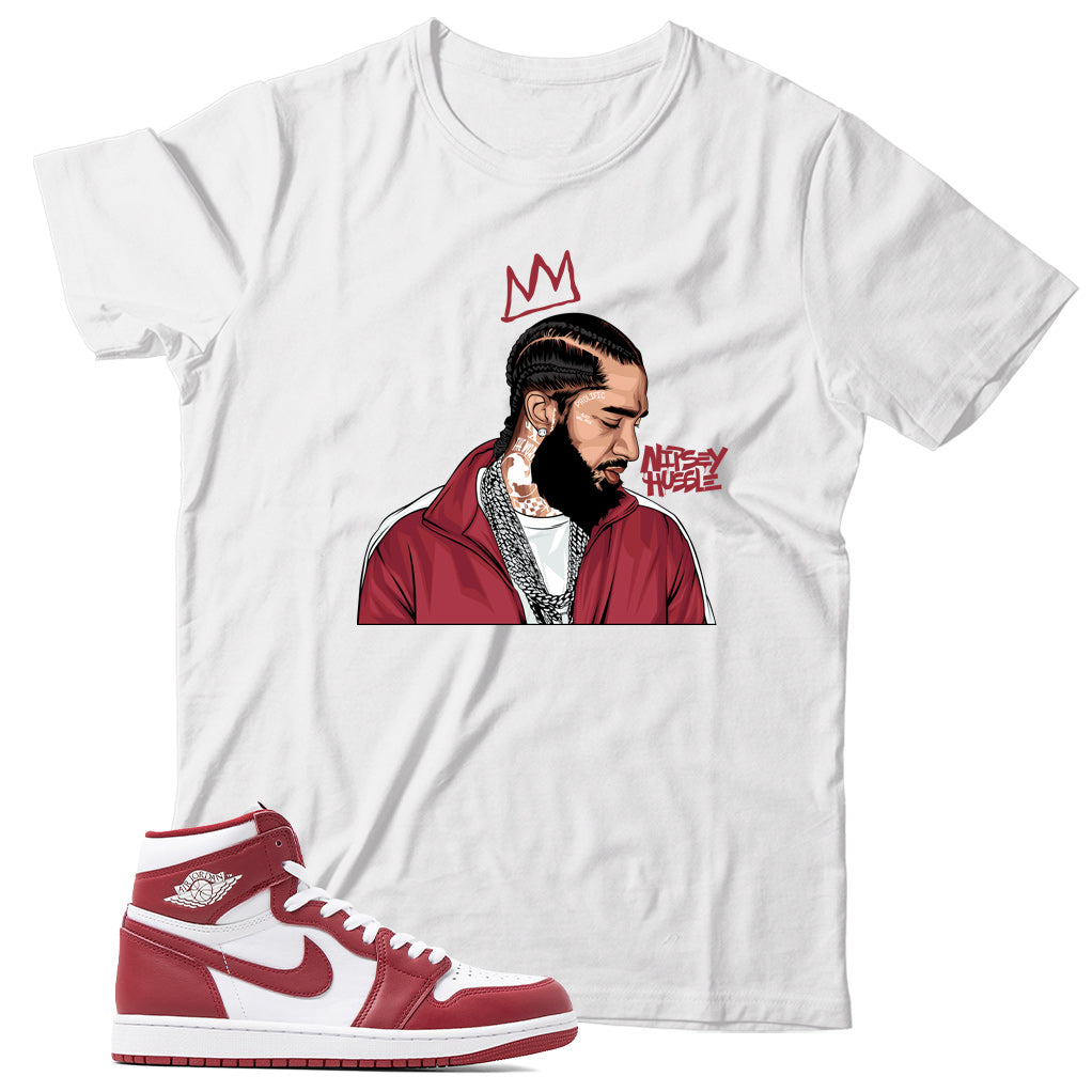 Jordan 1 Artisanal Team Red shirt