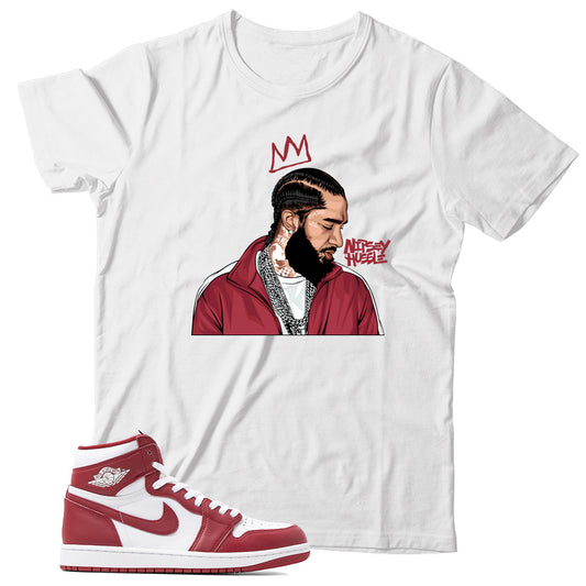 Jordan 1 Artisanal Team Red shirt