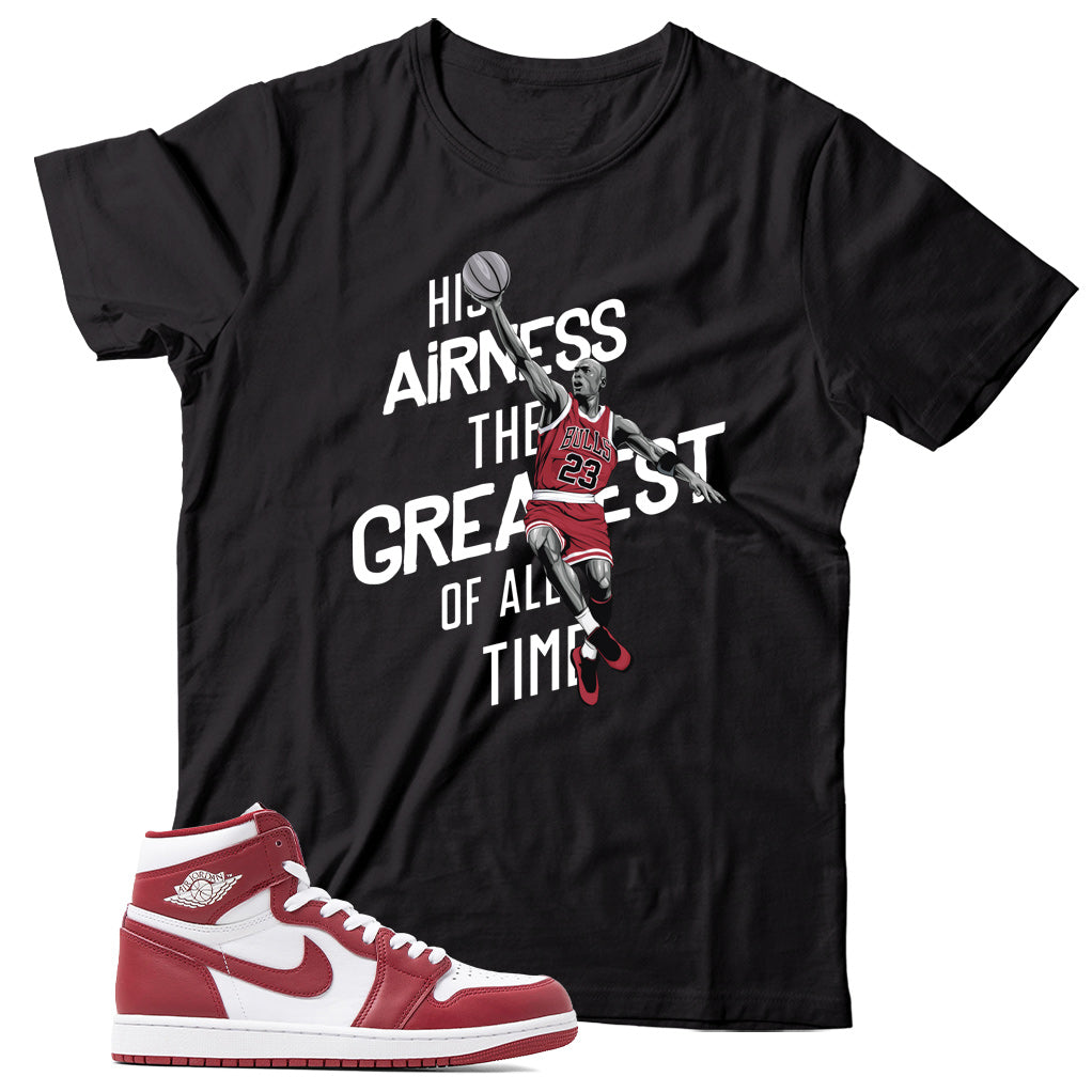 Jordan 1 Artisanal Team Red shirt