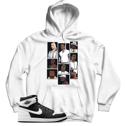 Jordan 1 Black White hoodie