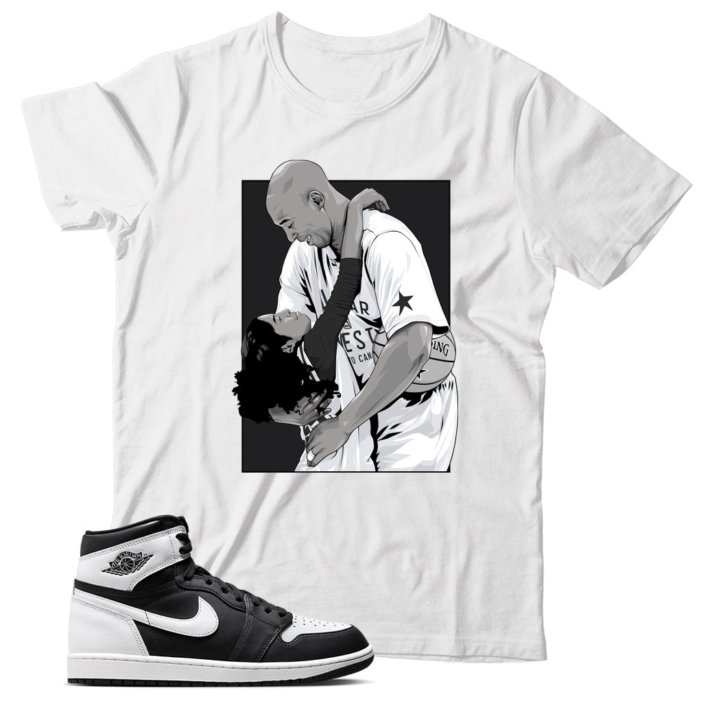 Jordan 1 Black White shirt