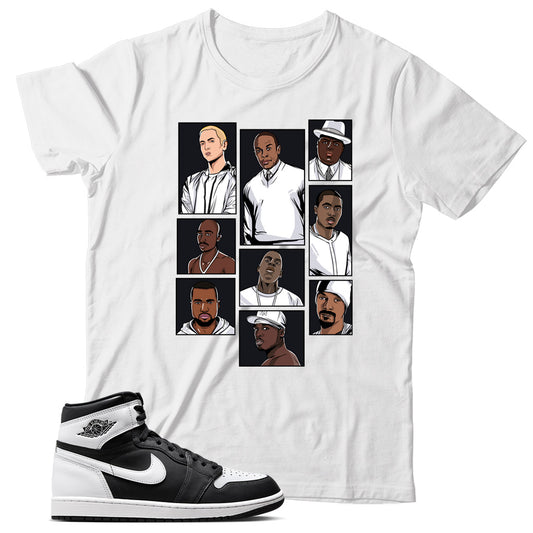 Jordan 1 Black White shirt