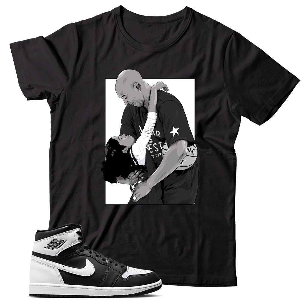 Jordan 1 Black White shirt