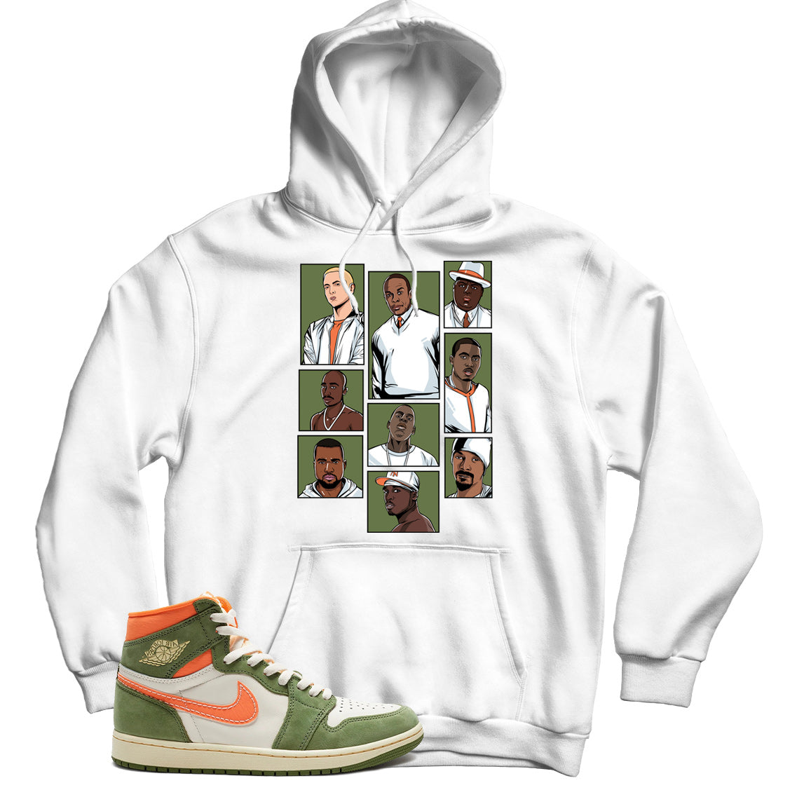 Jordan 1 Celadon hoodie