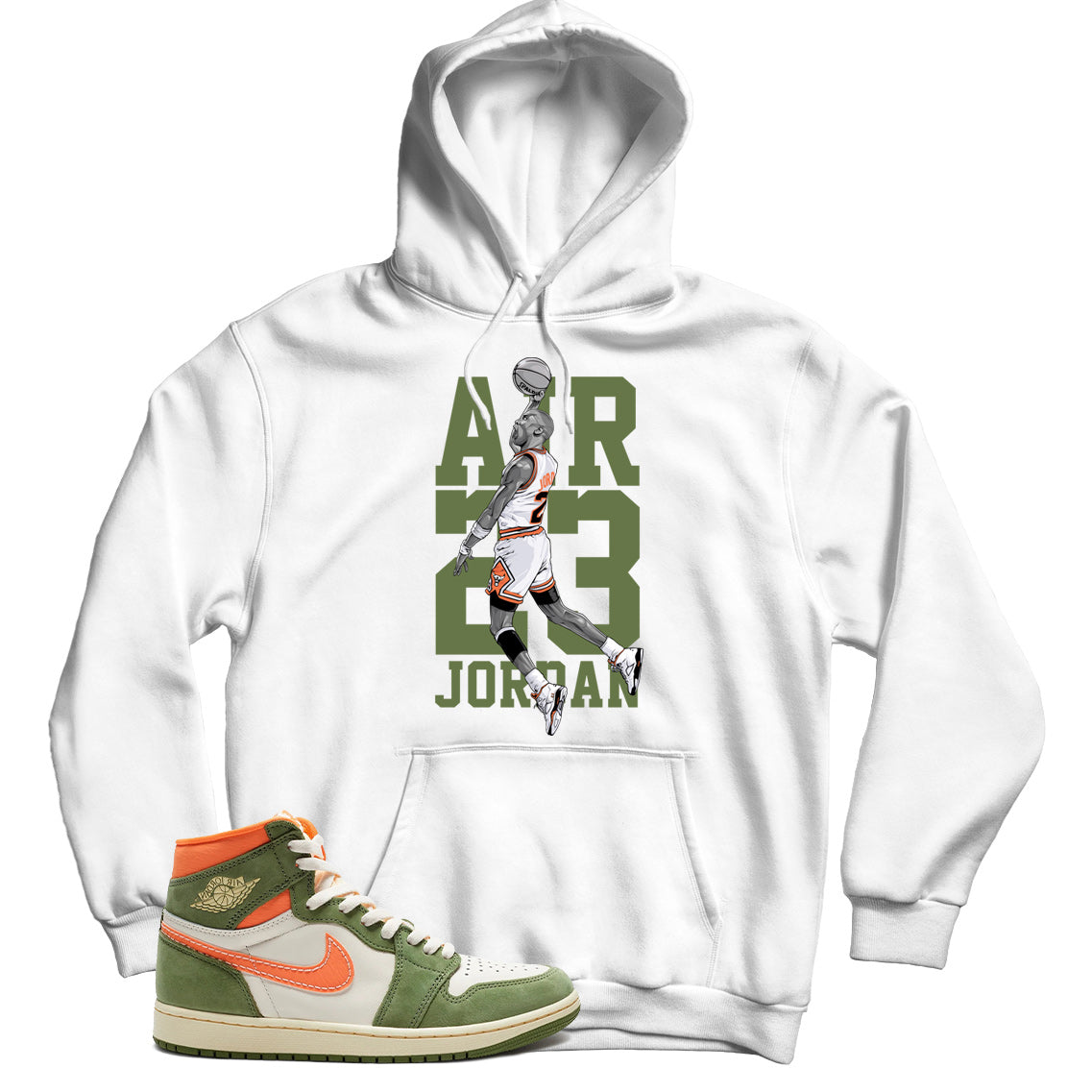 Jordan 1 Celadon hoodie