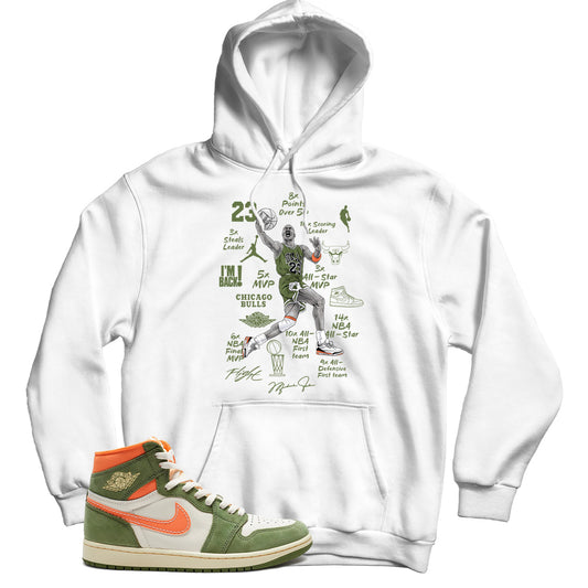 Jordan 1 Celadon hoodie