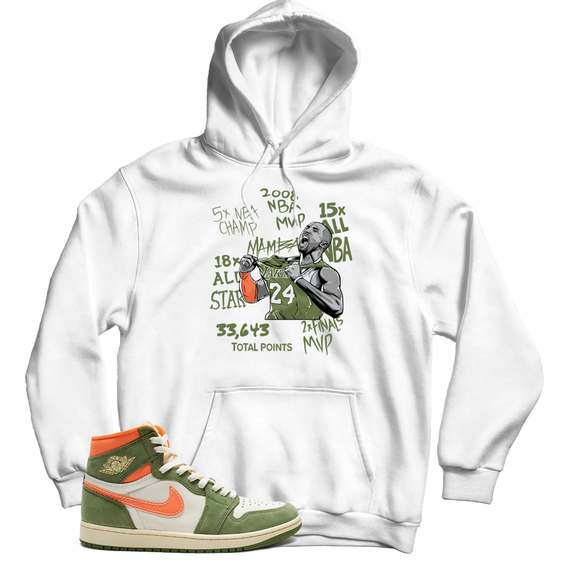 Jordan 1 Celadon hoodie