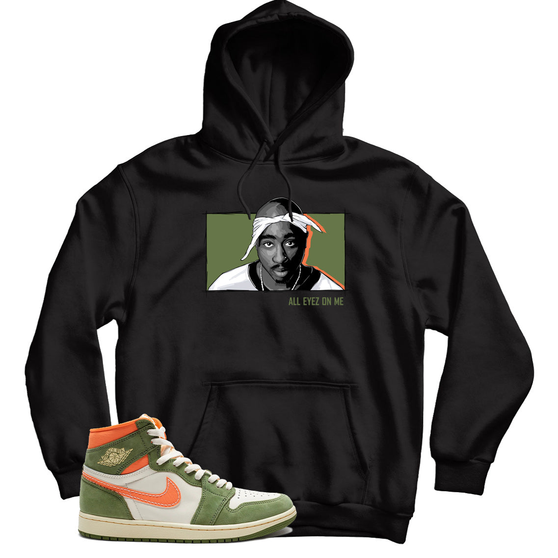 hoodie match jordan 1 celadon