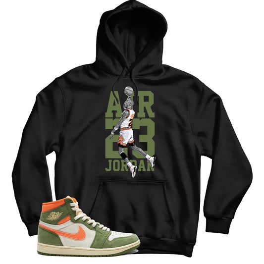 jordan 1 celadon hoodie