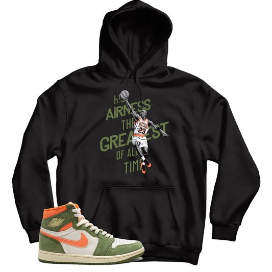 jordan 1 celadon hoodie