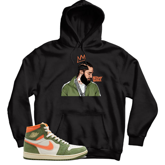 jordan 1 celadon hoodie