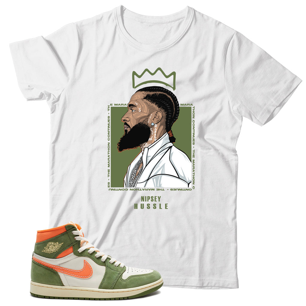 Jordan 1 Celadon shirt