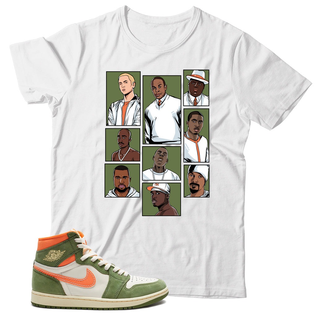 Jordan 1 Celadon shirt