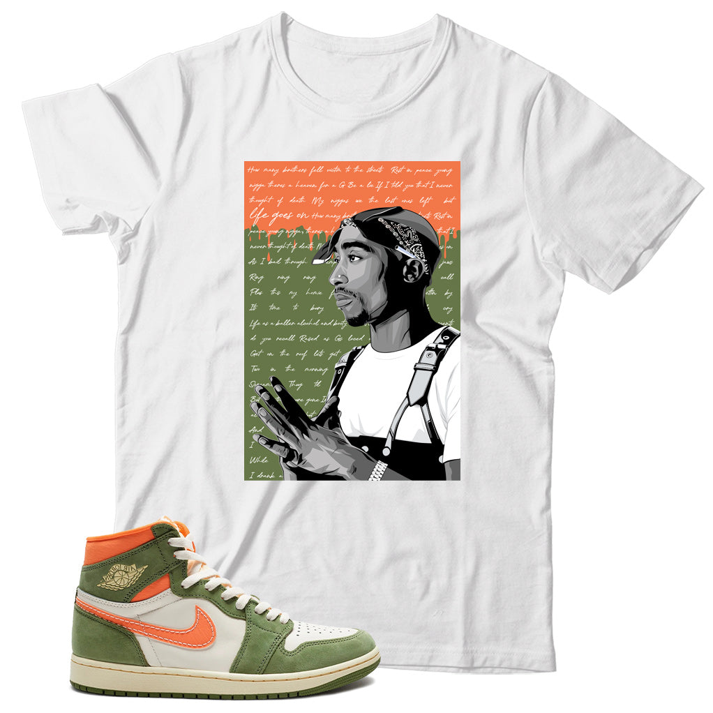 Jordan 1 Celadon shirt