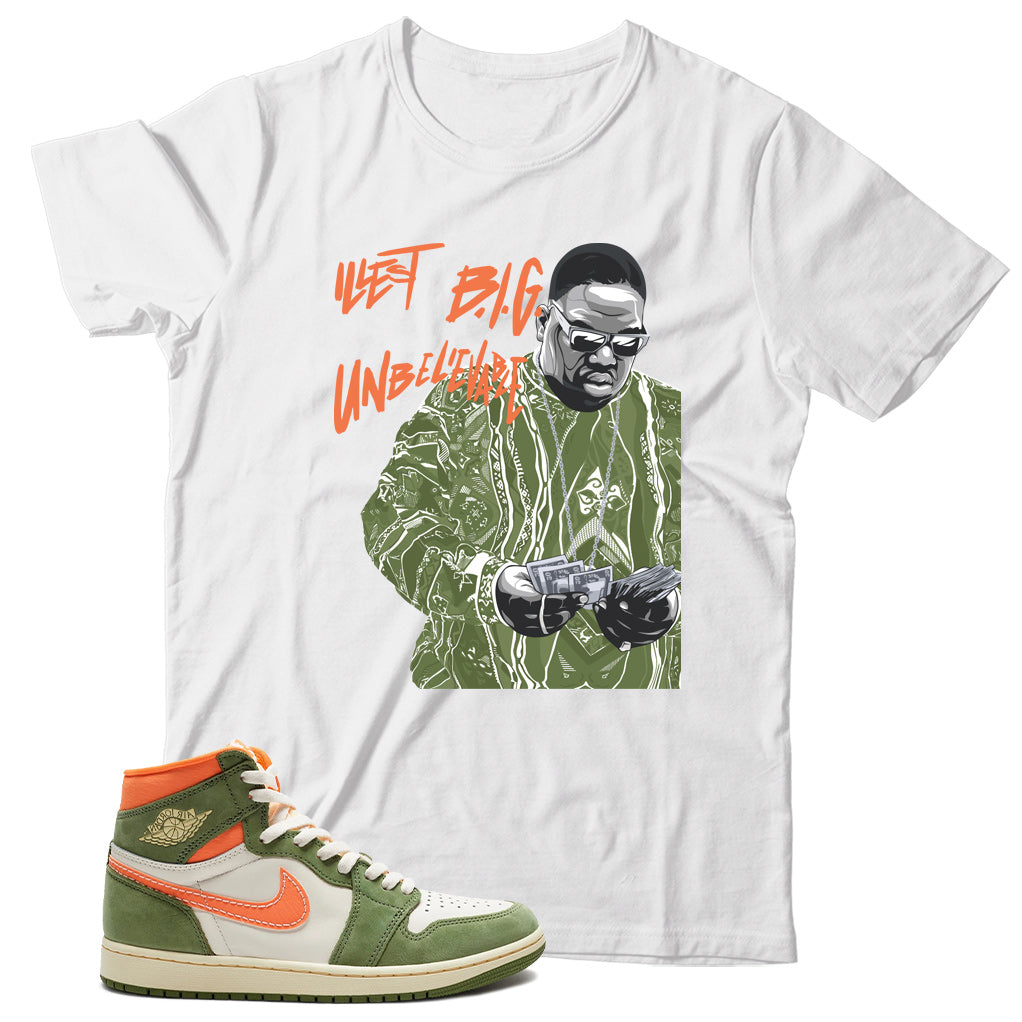 Jordan 1 Celadon shirt