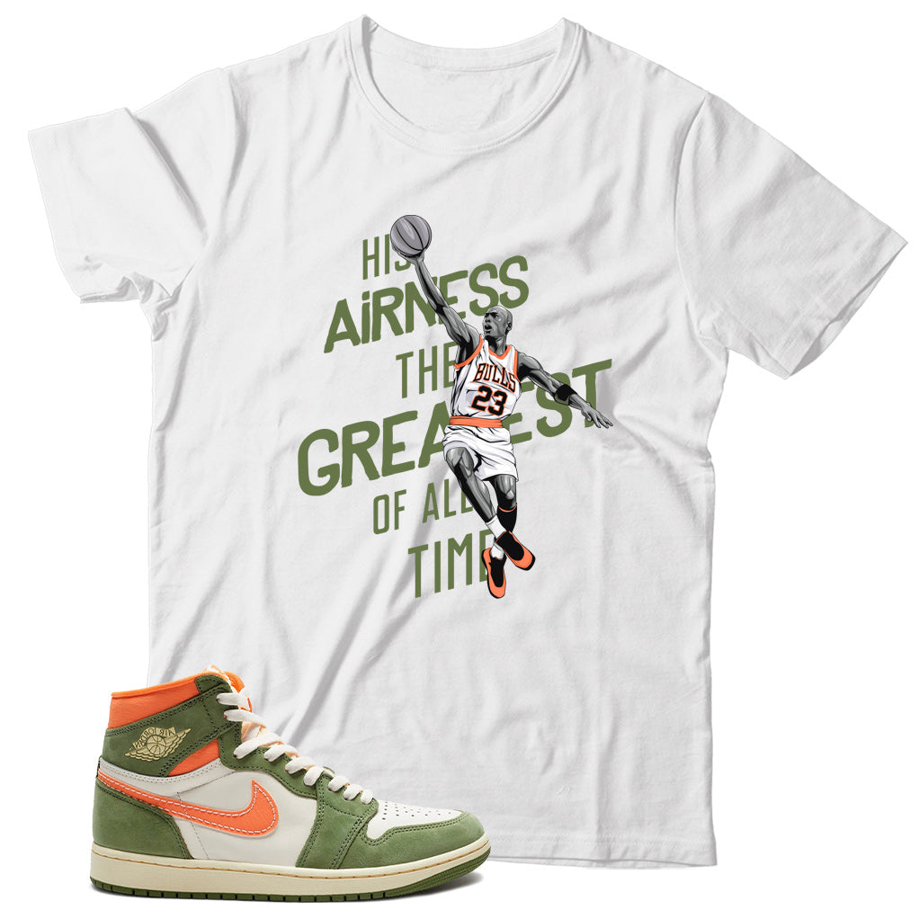 Jordan 1 Celadon shirt