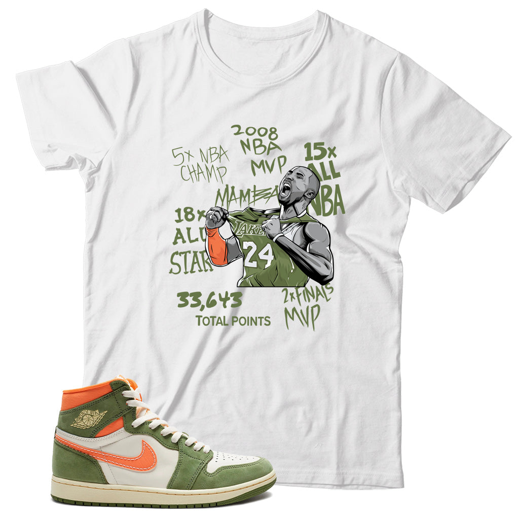 Jordan 1 Celadon shirt