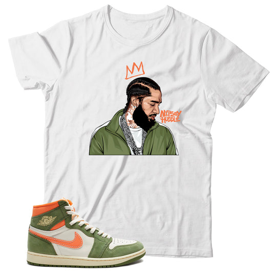 Jordan 1 Celadon shirt