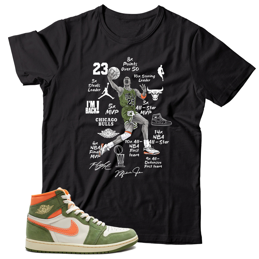 jordan 1 celadon shirt