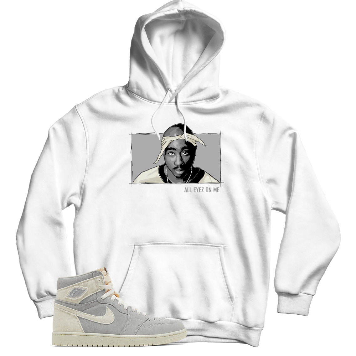 Jordan 1 Craft Ivory hoodie