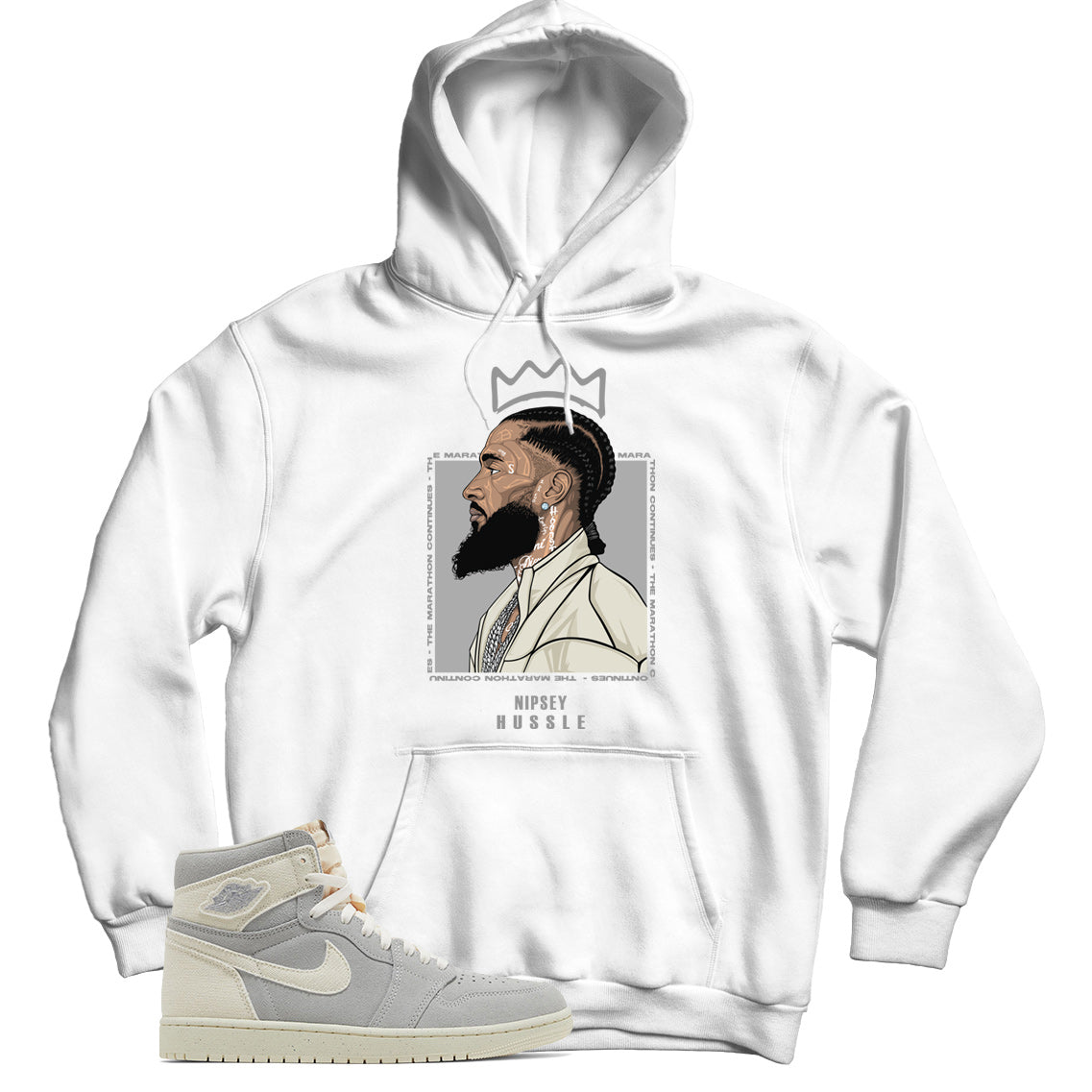 Jordan 1 Craft Ivory hoodie