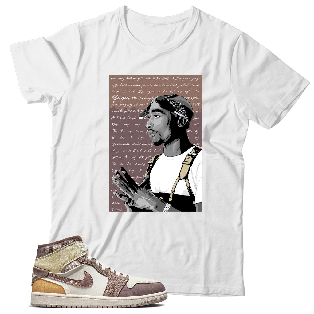 Jordan 1 Craft Taupe Haze Match T-Shirt