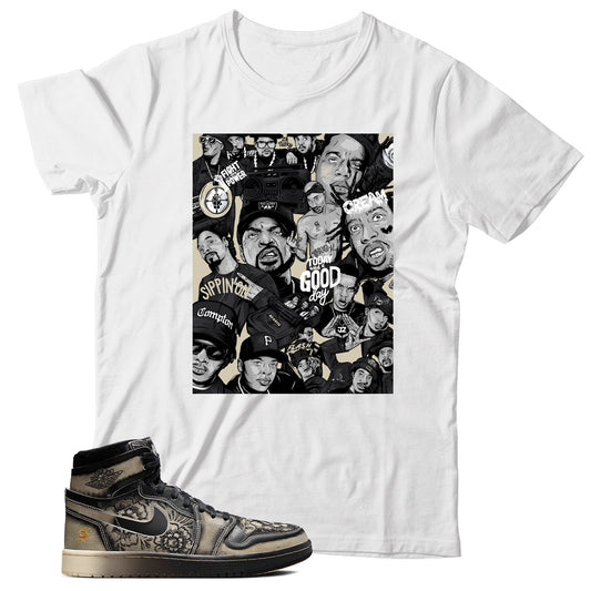 Jordan 1 Dia De Muertos shirt