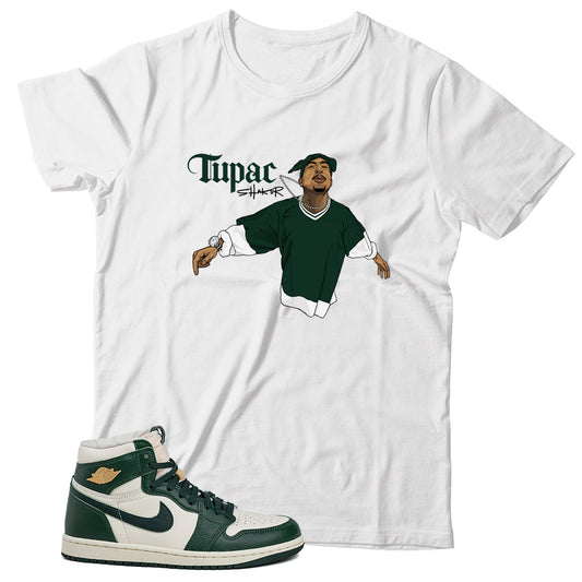 2P(3) T-Shirt Match Jordan 1 Fir Pro Green