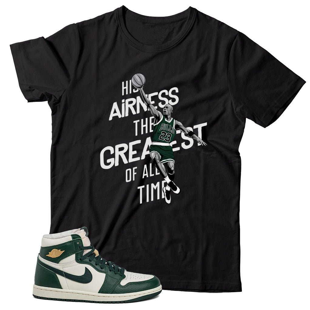 MJ(3) T-Shirt Match Jordan 1 Fir Pro Green