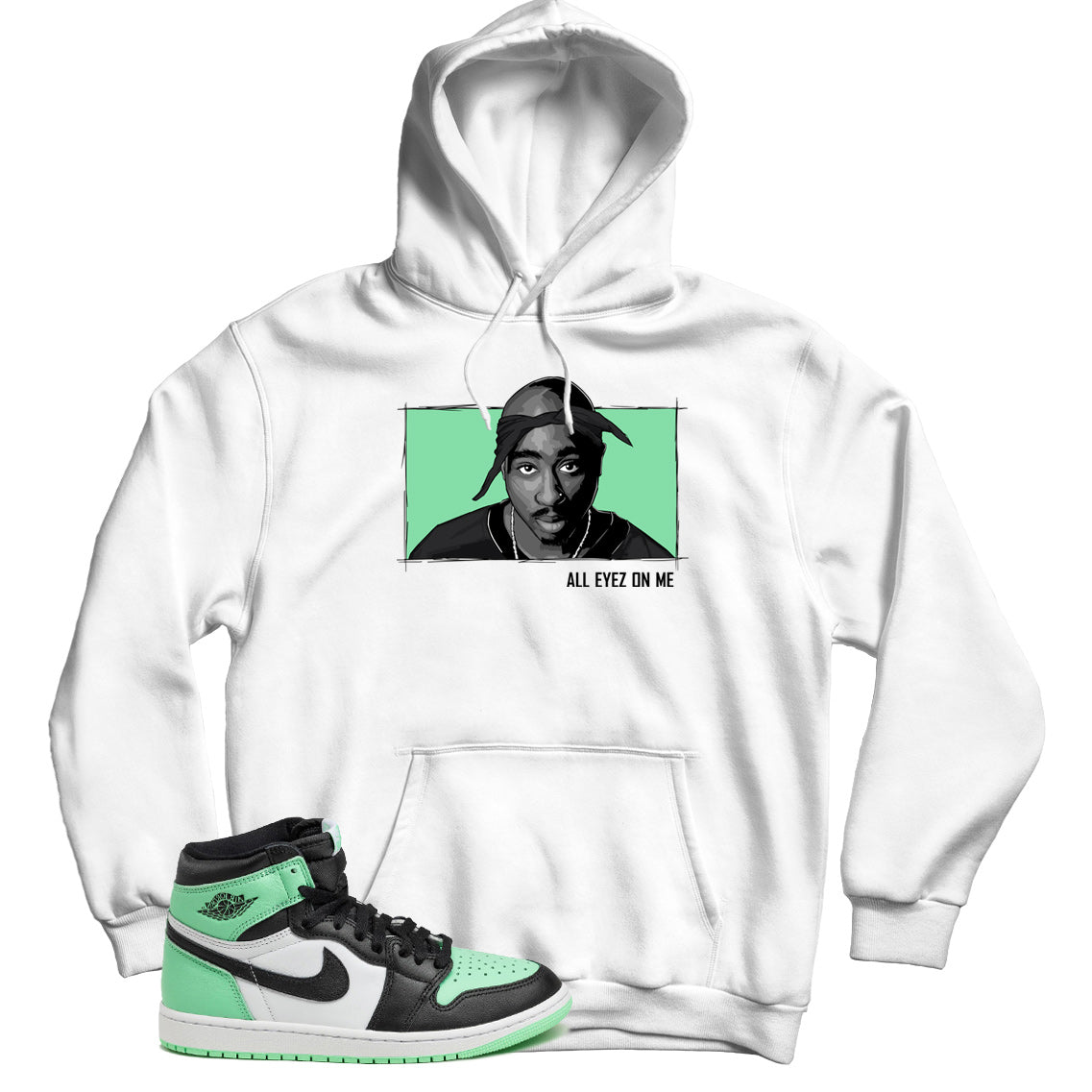 Hoodie Match Jordan 1 Green Glow