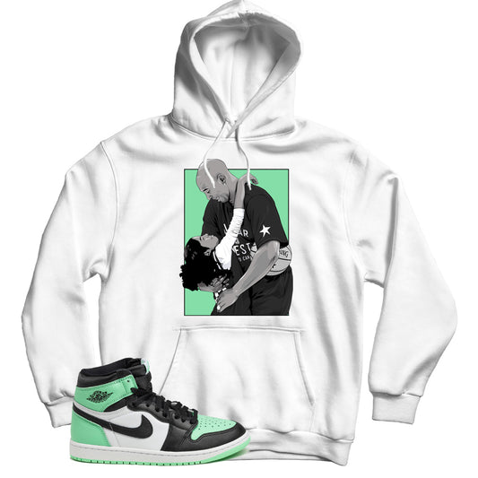 Jordan 1 Green Glow hoodie