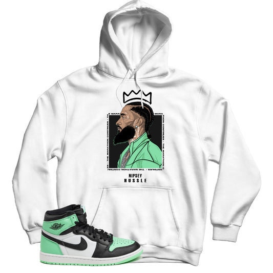 Jordan 1 Green Glow hoodie