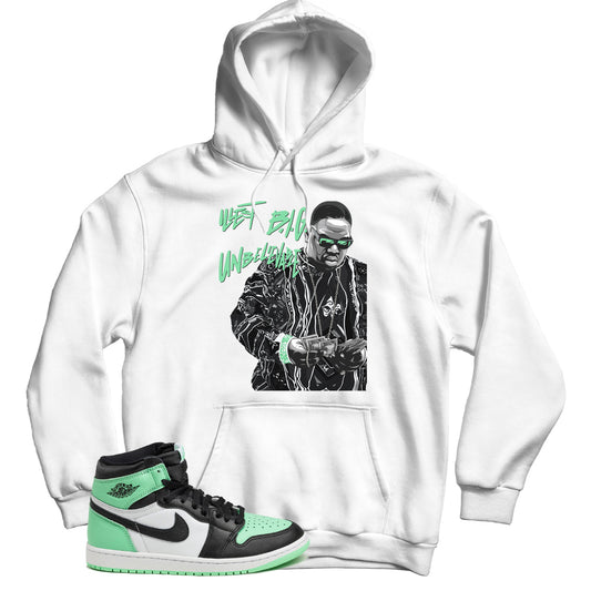 Jordan 1 Green Glow hoodie