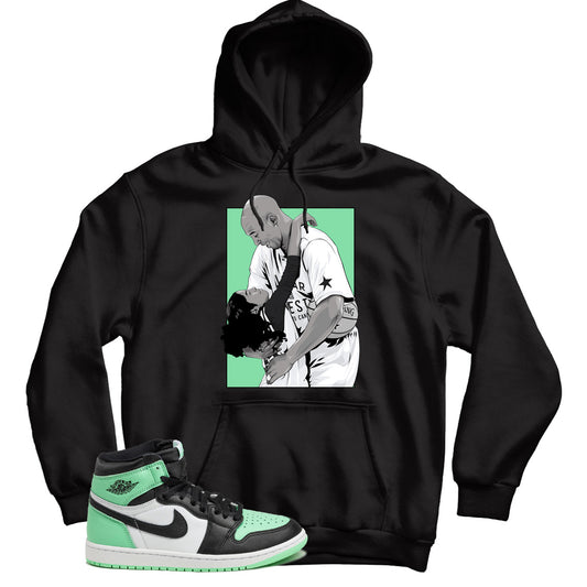 Jordan 1 Green Glow hoodie