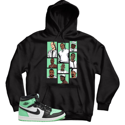 Jordan 1 Green Glow hoodie