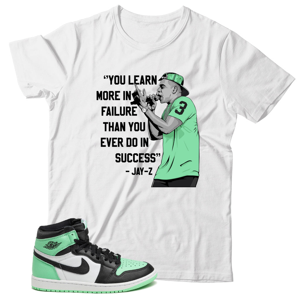 Jordan 1 Green Glow shirt