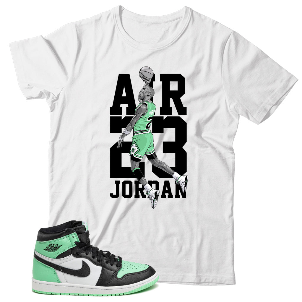 Jordan 1 Green Glow shirt