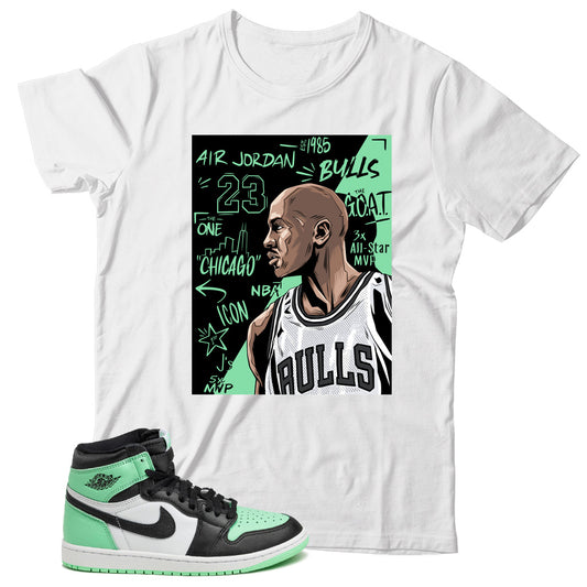 Jordan 1 Green Glow shirt