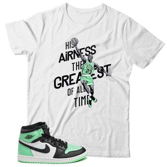 Jordan 1 Green Glow shirt