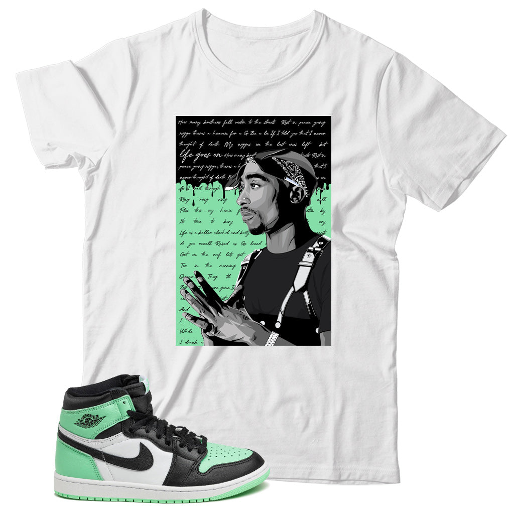 Jordan 1 Green Glow shirt