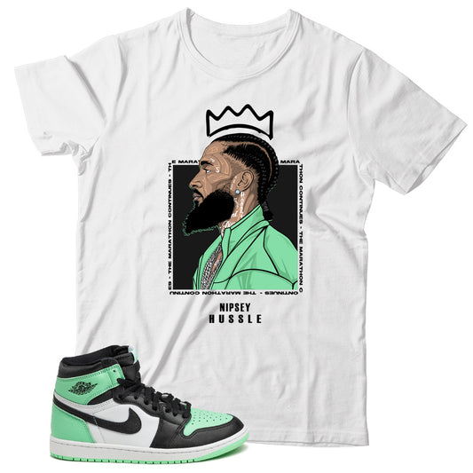 Jordan 1 Green Glow shirt