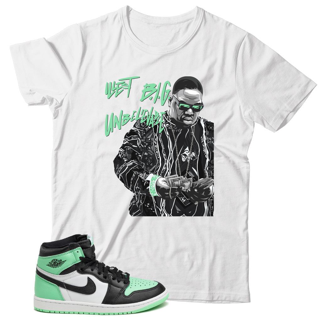 Jordan 1 Green Glow shirt