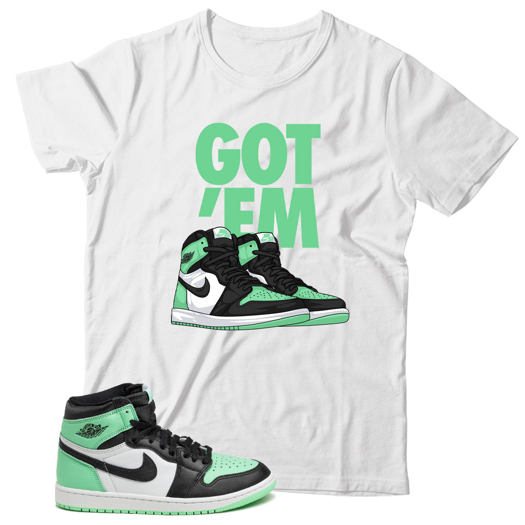 Jordan 1 Green Glow shirt