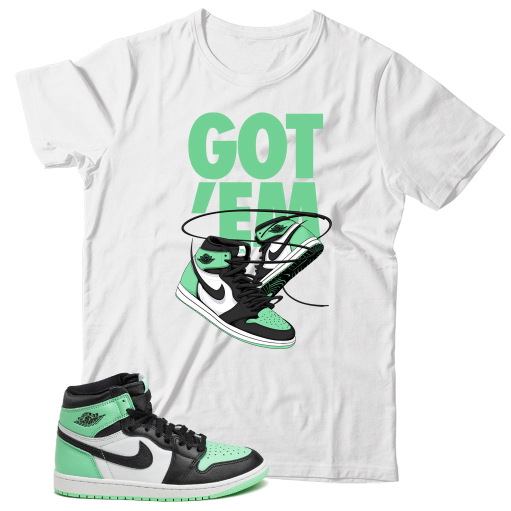 Jordan 1 Green Glow shirt