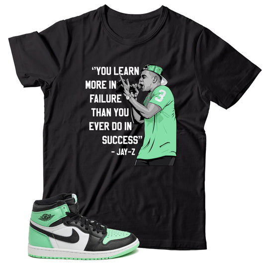 Jordan 1 Green Glow shirt