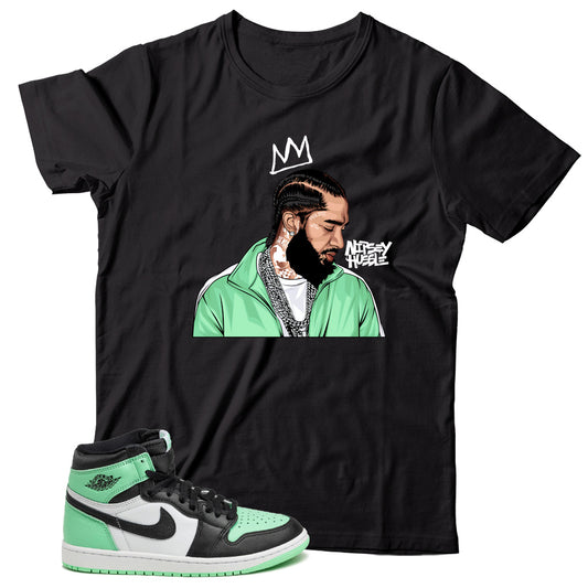 Jordan 1 Green Glow shirt