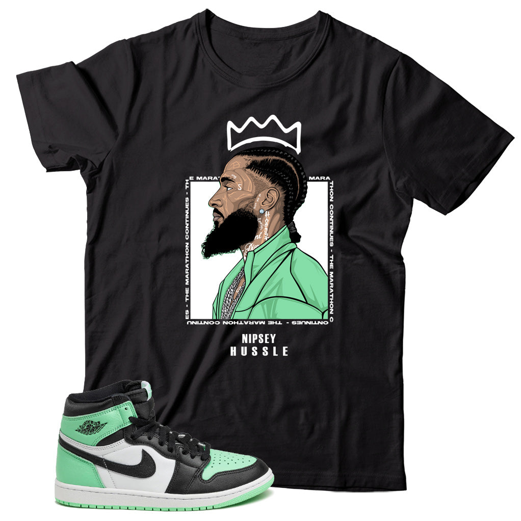 Jordan 1 Green Glow shirt