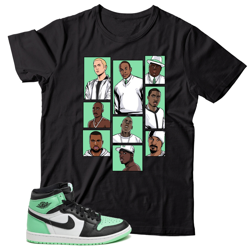 Jordan 1 Green Glow shirt